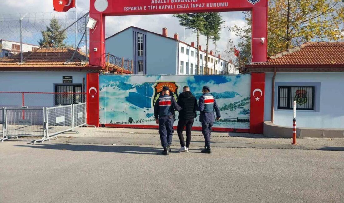 Isparta’da yüzü maskeli bir