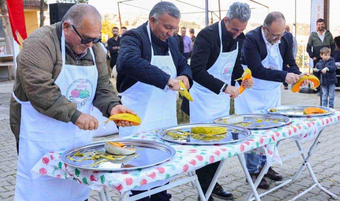 BİLECİK'TE KABAK SOYMA YARIŞMASI'NDA