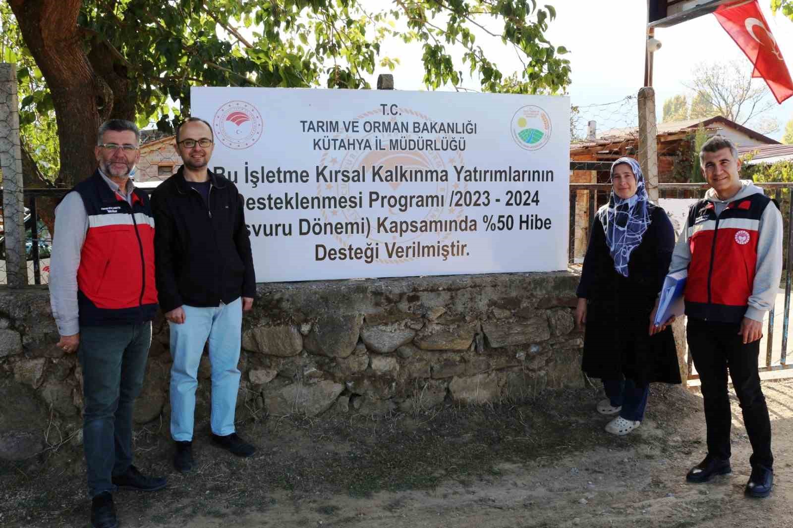 Simav’da hastalıktan ari işletmeye KKYDP’den 1,5 milyon TL hibe desteği