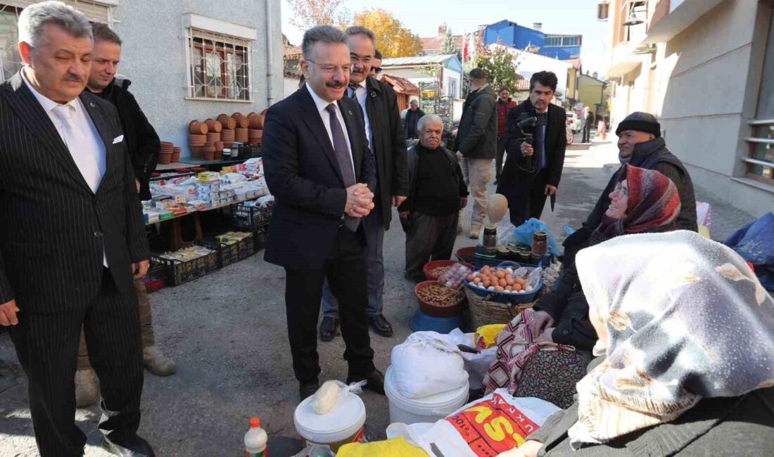 ESKİŞEHİR'DE SEMT PAZARINI ZİYARET