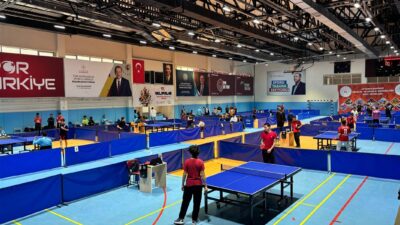 Okul Sporları projesi çerçevesinde gerçekleştirilen Genç Erkekler Masa Tenisi İl