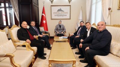 Vali Kübra Güran Yiğitbaşı, Afyonspor Kulüp Başkanı Mevlüt Akkuş ve