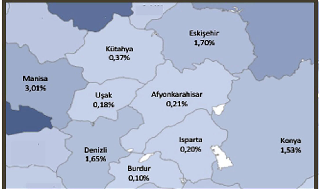 Ticaret Bakanlığı faaliyet illerine