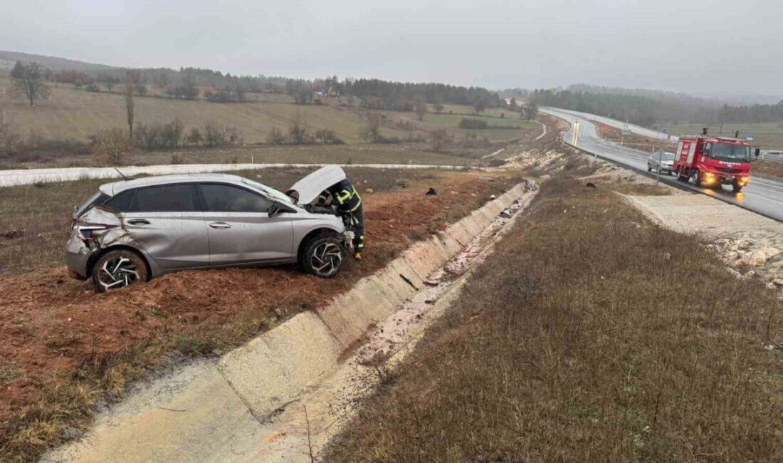 Bilecik’te seyir halinde kontrolden