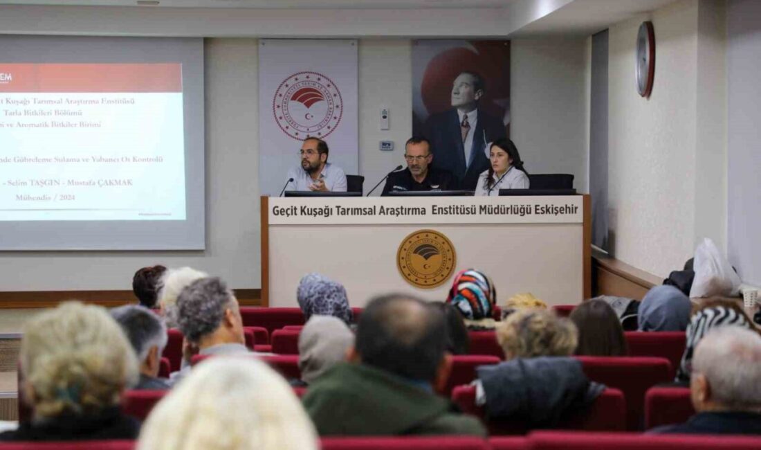 “Eskişehirli Hanımlar Safran Üretiyor” projesi kapsamında çiftçi eğitim toplantısı gerçekleştirildi.