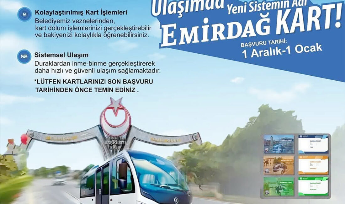 Emirdağ Belediyesi, 1 Ocak