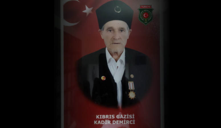 Kıbrıs Gazisi Kadir Demirci,