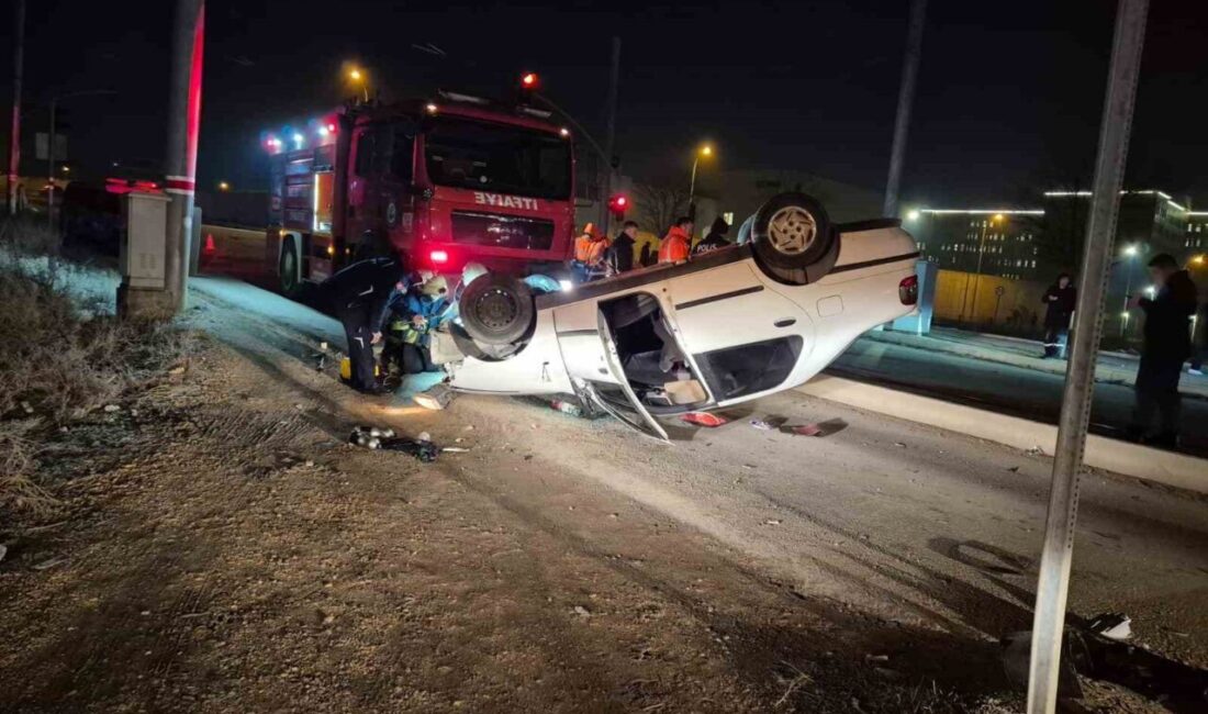 Eskişehir’de tramvay yolunda bulunan