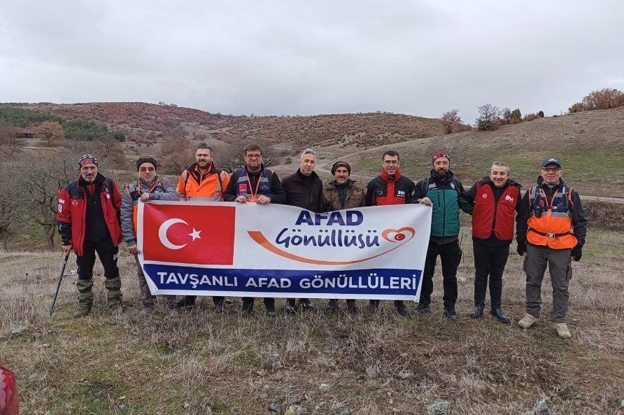 Kütahya’nın Tavşanlı ilçesindeki gönüllüler