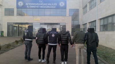 Afyonkarahisar İl Emniyet Müdürlüğü ekipleri, gerçekleştirdiği dört farklı operasyonda ülkeye