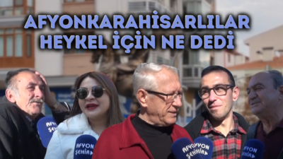 Afyonkarahisar’da belediye tarafından şehir merkezinde yer alan Atatürk heykelinin değiştirilmesi,