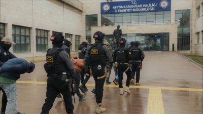 Afyonkarahisar İl Emniyet Müdürlüğü görevlileri, DAEŞ Terör Örgütü içerisinde faaliyet