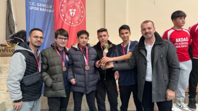 Kocatepe Spor Kompleksi’nde düzenlenen Okul Sporları Yıldız Erkekler Dart Müsabakaları