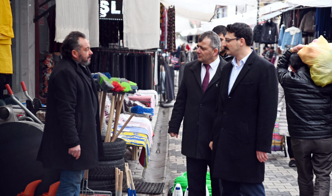 Emirdağ Kaymakamı Yasin Akgül, Emirdağ Belediye Başkanı Serkan Koyuncu ile