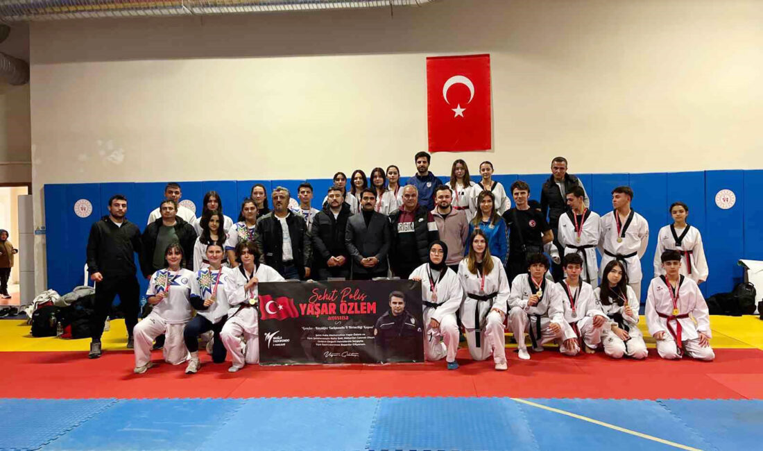 Muğla’da genç ve büyük sporcuların katılımıyla düzenlenen Taekwondo İl Birinciliği