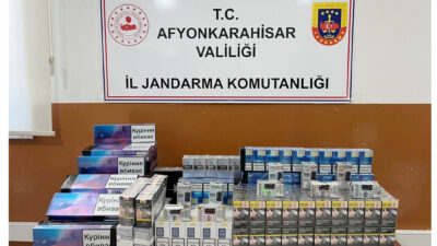 Afyonkarahisar İl Jandarma Komutanlığı, kaçakçılıkla mücadele kapsamında çalışmalarını sürdürüyor. Bu