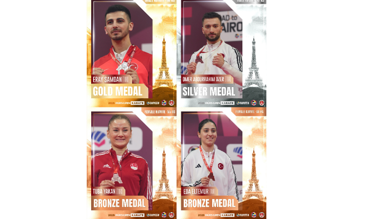 Milli Takımımız, Fransa’nın Paris kentinde düzenlenen Karate 1 Premier Lig