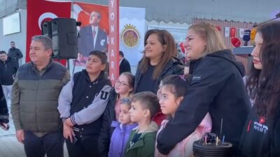 Tomris Hatun Rahvan At Tesisleri açılışında konuşan Afyonkarahisar Belediye Başkanı