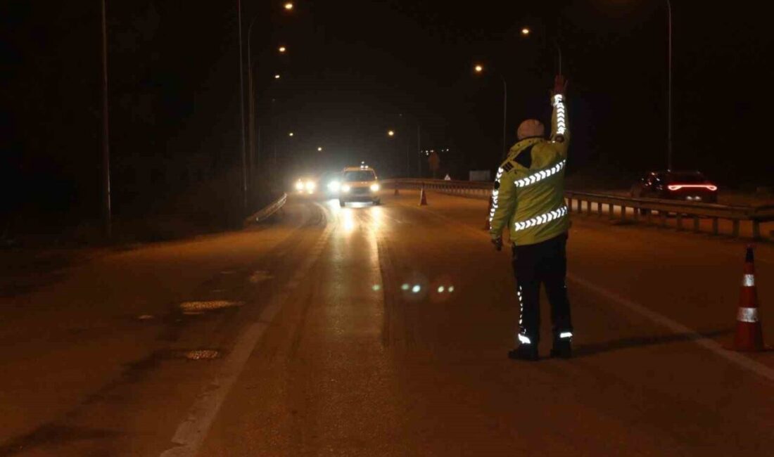 Bilecik’te trafik polisleri tarafından trafik denetimi sırasında 226 araç ve