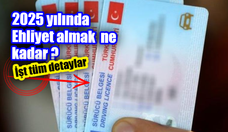 2025 yılında ehliyet almak isteyenler ne kadar ödeme yapacak?