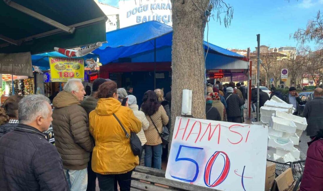 Eskişehir’de balıkçılar arasında rekabet hamsinin kilogram fiyatını 50 liraya kadar