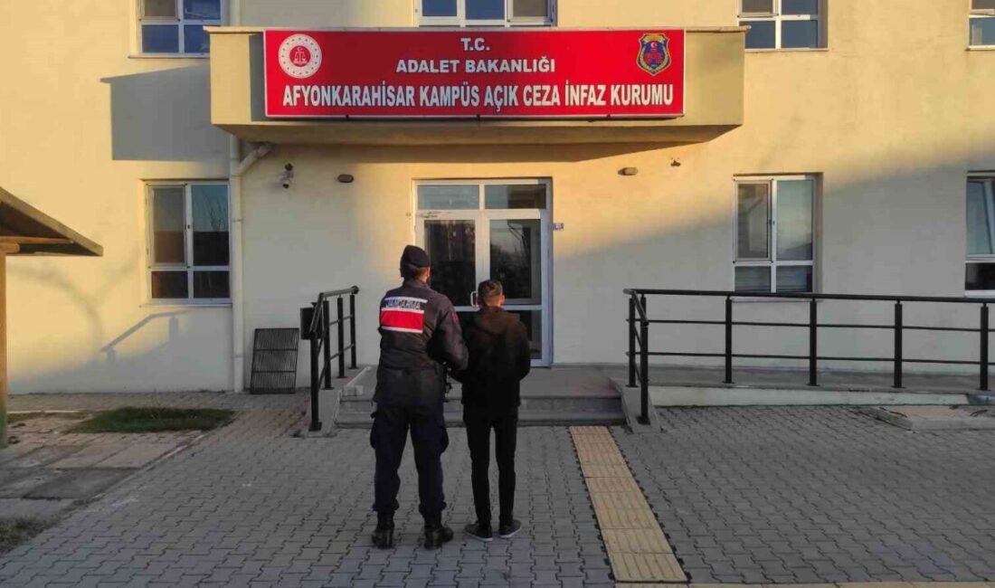 Afyonkarahisar’da çeşitli suçlardan hapis cezalarıyla aranan 2 şahıs jandarmanın takibi