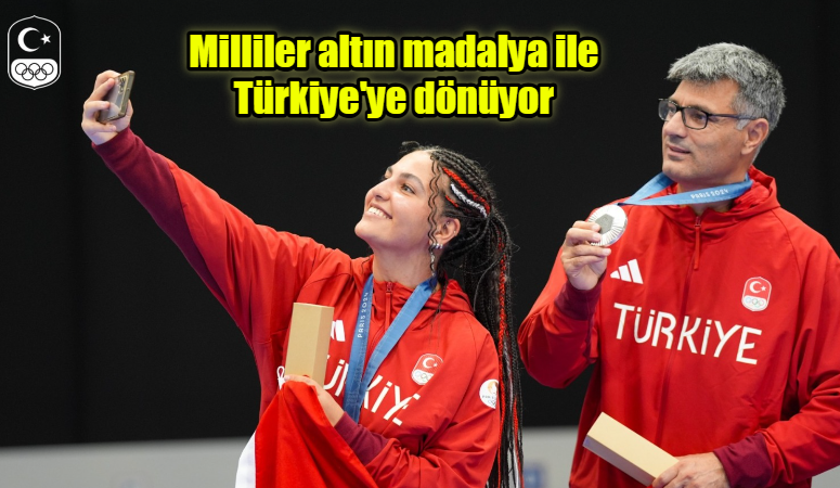 Milli sporcularımız Yusuf Dikeç ve Şevval İlayda Tarhan, Almanya'nın Münih