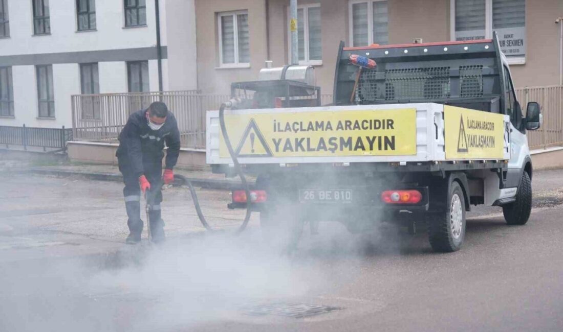 Odunpazarı Belediyesi Veteriner İşleri Müdürlüğü, hastalık oluşturabilecek mikroorganizmaları taşıyan, bulaştıran,