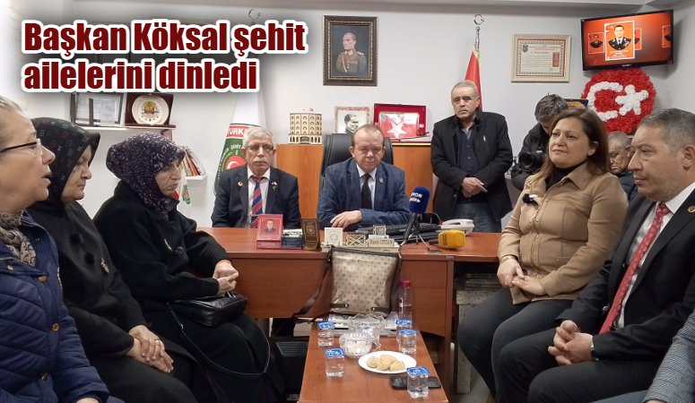 Dinar Belediyes’ni ziyareti sırasında Türkiye Harp Malulü Gaziler, Şehit Dul