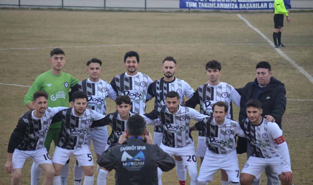 Süper Amatör Lig 17. hafta mücadelesinde Artuk Grup Çakırköyspor ile