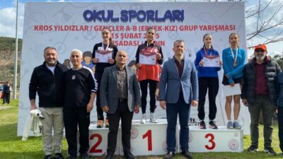 Kuşadası’nda düzenlenen Okul Sporları Kros Bölge Müsabakalarında Afyonkarahisar’ı temsil eden