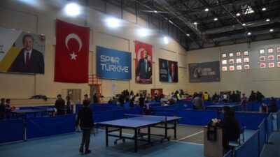 Çiğiltepe Spor Salonu’nda düzenlenen Masa Tenisi İl Birinciliği Müsabakaları sona
