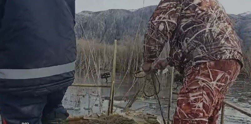 Afyonkarahisar İl Tarım ve Orman Müdürlüğü ekipleri Şuhut Selevir Barajı
