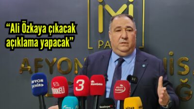 İYİ Parti Afyonkarahisar İl Başkanı Muhammet Mısırlıoğlu, ESOB Başkanı Cengiz
