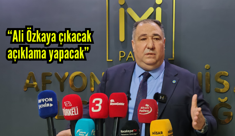 İYİ Parti Afyonkarahisar İl Başkanı Muhammet Mısırlıoğlu, ESOB Başkanı Cengiz
