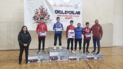 Yıldız Erkekler Okul Sporları Serbest Güreş Grup Müsabakaları’nda Afyonkarahisar Sporcu