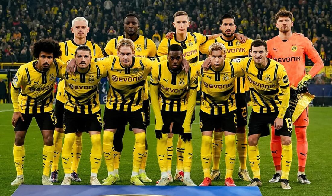 UEFA Şampiyonlar Ligi son 16 turu rövanş maçında Borussia Dortmund,