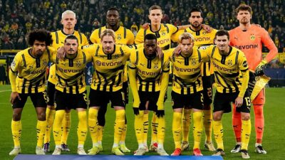 UEFA Şampiyonlar Ligi son 16 turu rövanş maçında Borussia Dortmund,
