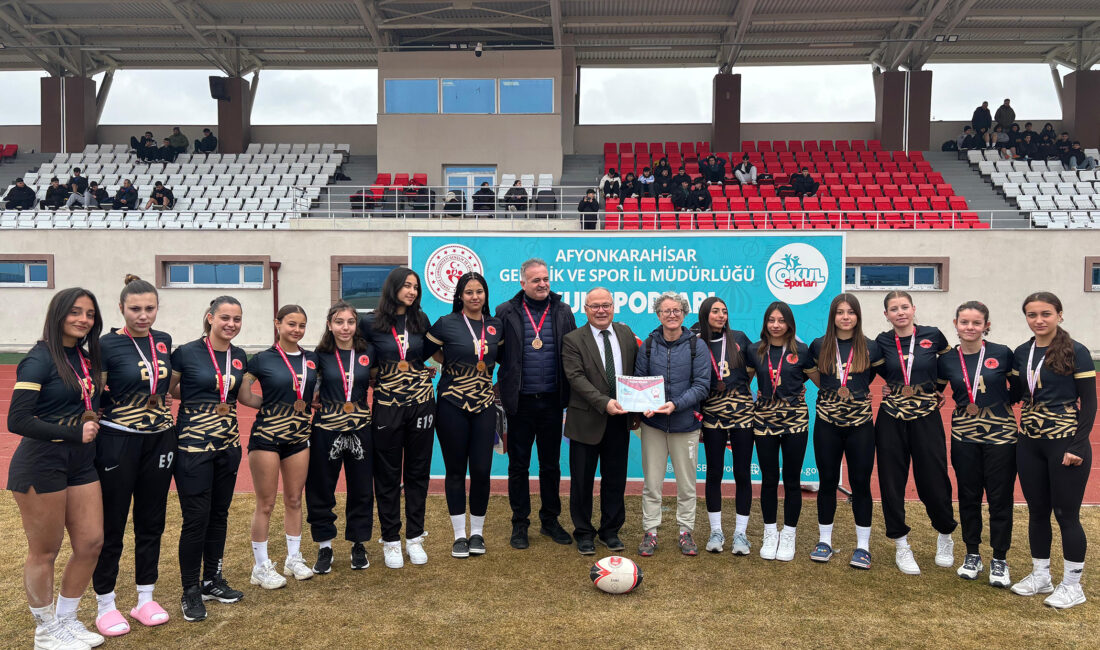 Afyonkarahisar’da düzenlenen Okul Sporları Gençler Ragbi Grup Müsabakaları sona erdi.
