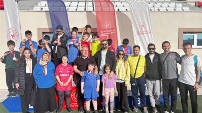 Kocatepe Spor Kompleksi’nde düzenlenen Okul Sporları Özel Sporcular Atletizm İl