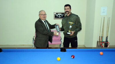 Gençlik ve Spor İl Müdürlüğü personelleri arasında düzenlenen Bilardo Müsabakaları