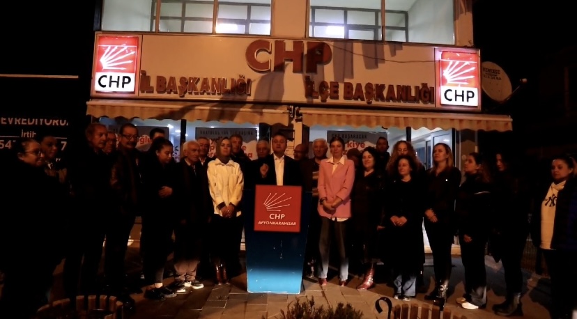 Afyonkarahisar Cumhuriyet Halk Partisi (CHP) İl Başkanı Faruk Duha Erhan,