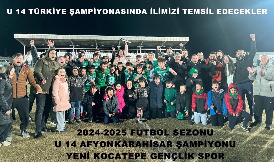 Afyonkarahisar'da 2024-2025 futbol sezonu U-14 Ligi tamamlandı. Finalde Safa Gençlik