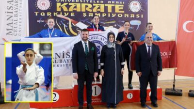 Manisa Celal Bayar Üniversitesi’nde düzenlenen Türkiye Üniversiteler Karate Şampiyonası’nda mücadele