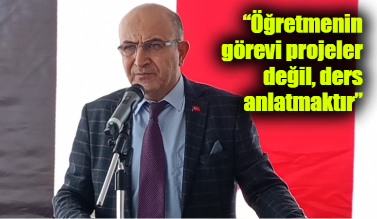 Hürriyetçi Eğitim-Sen Afyonkarahisar İl Başkanı Nizamettin Şenol, öğretmenlerin asli görevleri
