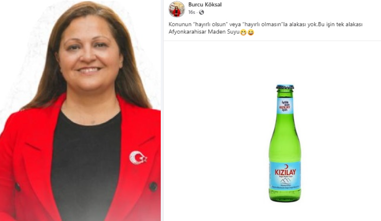 Köksal’dan Özkaya’ya maden suyu şişeli gülme emojili yanıt AK Parti Milletvekili Ali Özkaya, katıldığı radyon programında, geçen yıl