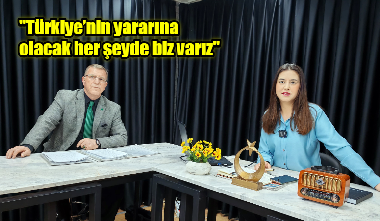Gelecek Partisi İl Başkanı Niyazi Ertaş, Afyonşehir stüdyolarında Havva Satılmış’ın