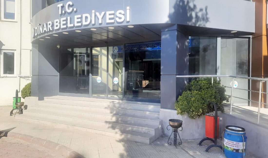 Dinar Belediyesi, gelir sağlanması amacıyla mülkiyeti kendilerine ait olan 4