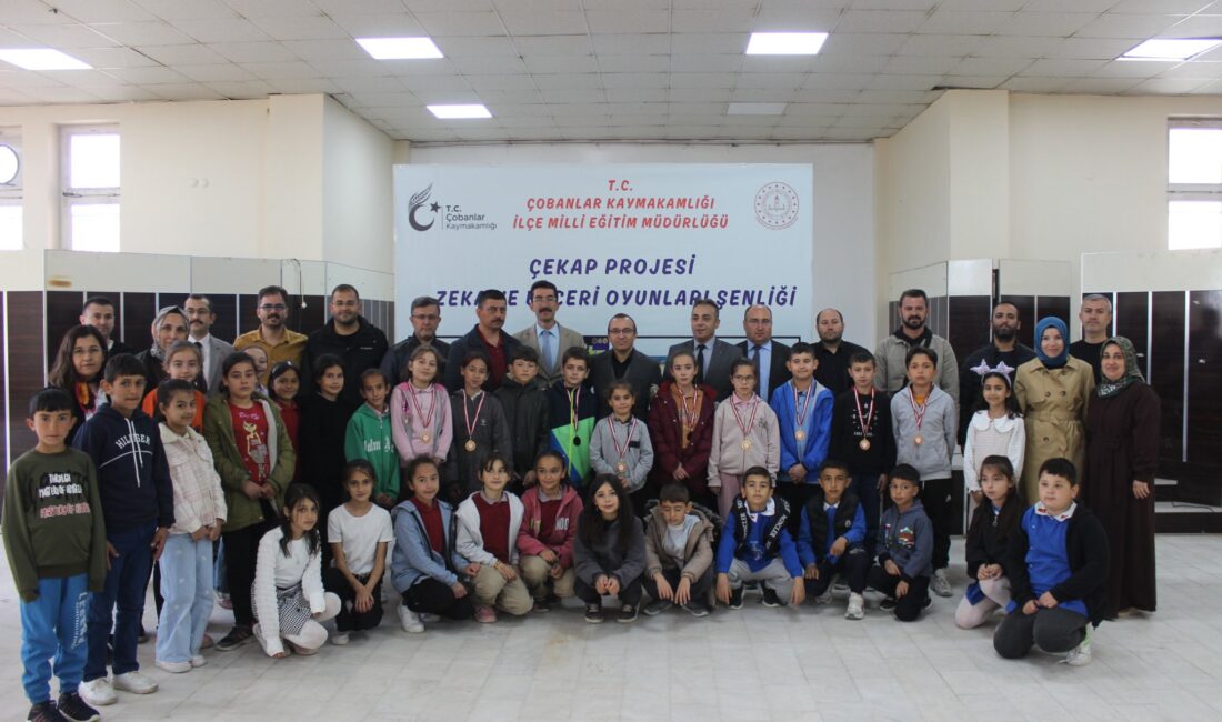 Çobanlar’da ‘Zeka ve Beceri Oyunları Şenliği’ düzenlendi Çobanlar Kaymakamlığı tarafından başlatılan ve İlçe Milli Eğitim Müdürlüğü’nce yürütülen