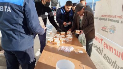 Dinar’da pazar yeri esnaflarına yönelik sıcak çorba ikramı, merhum Durmuş